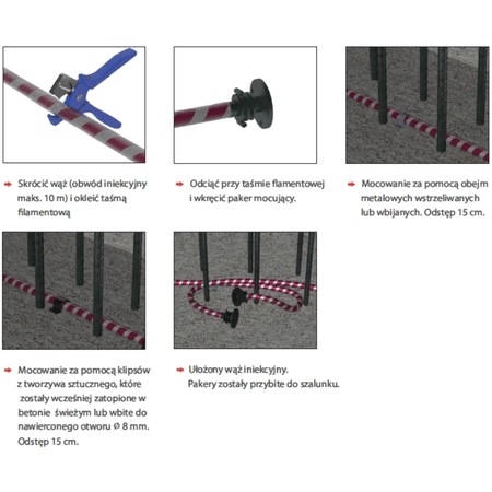 Wąż iniekcyjny 5 x 10 mm rolka 100 mb