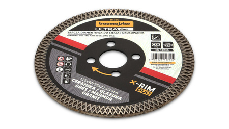 Baumajster - tarcza diamentowa x-rim duo ultra line 125 x 10 / 25 x 22,23 mm