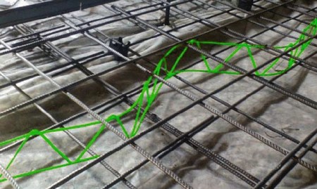 Podkładka dystansowa stalowa zbrojenie ZET 100 mm (60 mb/25 szt)