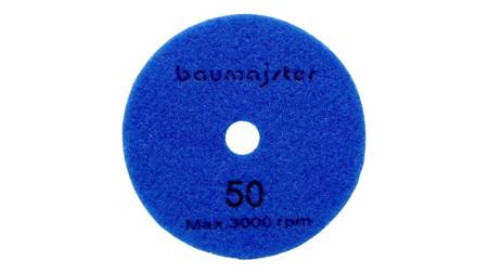 Baumajster - diamentowy dysk polerski do pracy na sucho 100 x 3 mm G.800